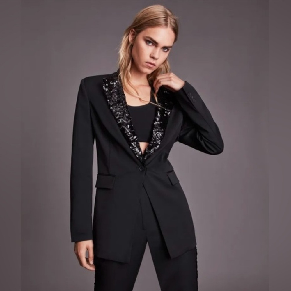 ALLSAINTS Sofia Sequin Blazer